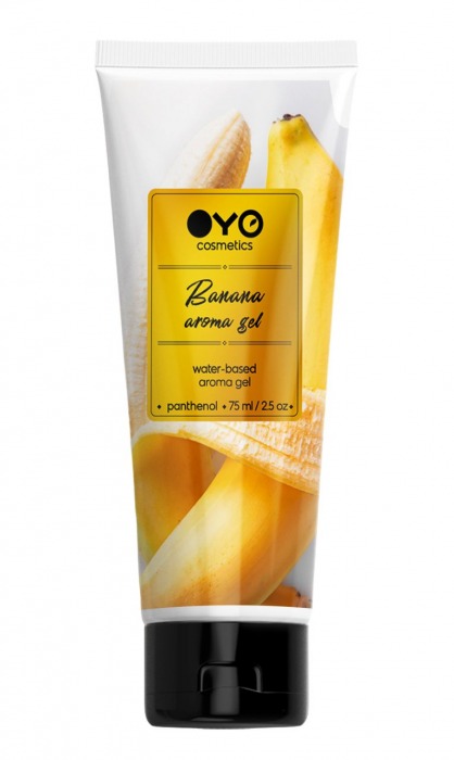 Лубрикант на водной основе OYO Aroma Gel Banana с ароматом банана - 75 мл. - OYO - купить с доставкой в Шахтах