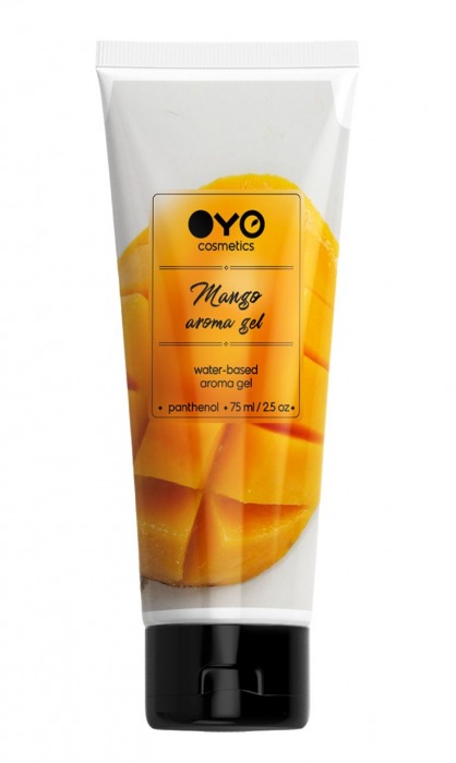 Лубрикант на водной основе OYO Aroma Gel Mango с ароматом манго - 75 мл. - OYO - купить с доставкой в Шахтах