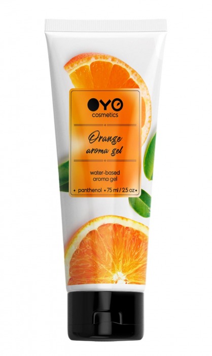Лубрикант на водной основе OYO Aroma Gel Orange с ароматом апельсина - 75 мл. - OYO - купить с доставкой в Шахтах