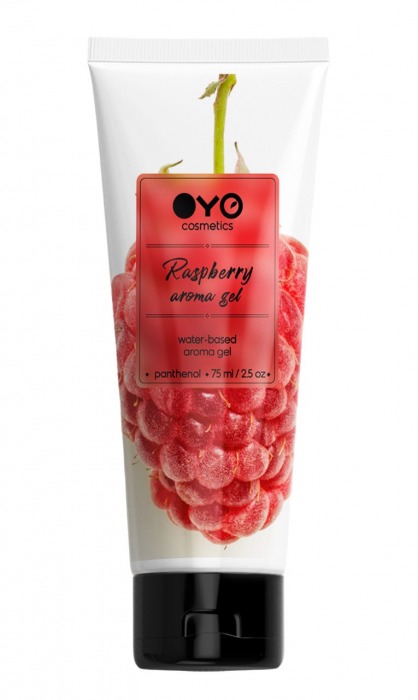 Лубрикант на водной основе OYO Aroma Gel Raspberry с ароматом малины - 75 мл. - OYO - купить с доставкой в Шахтах