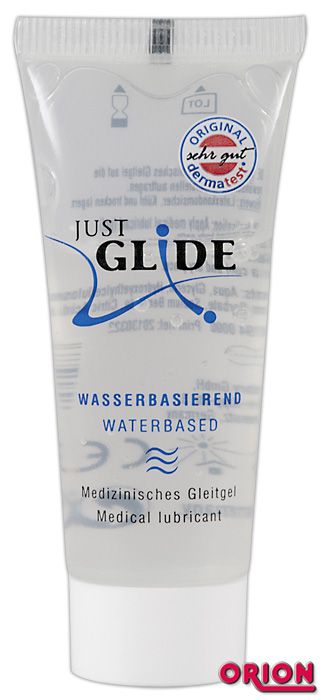 Вагинальная смазка на водной основе JUSTGLIDE - 20 мл. - Orion - купить с доставкой в Шахтах