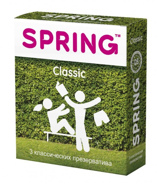Классические презервативы SPRING CLASSIC - 3 шт. - SPRING - купить с доставкой в Шахтах