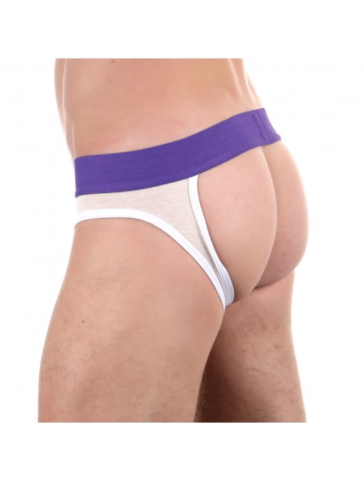 Бежевые мужские трусы-джоки с брендированным поясом - Boefje купить с доставкой