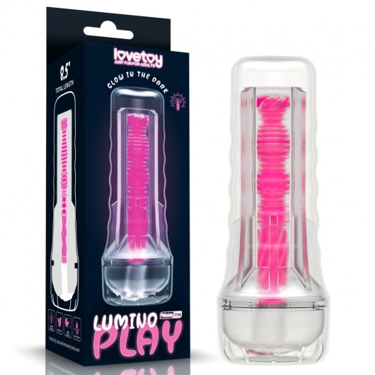 Светящийся в темноте мастурбатор 8.5 Lumino Play Masturbator - Lovetoy - в Шахтах купить с доставкой