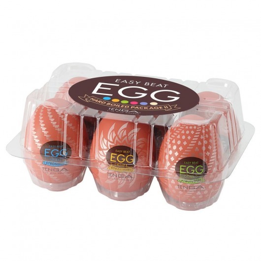 Набор из 6 мастурбаторов-яиц Tenga Egg Variety Pack V - Tenga - в Шахтах купить с доставкой