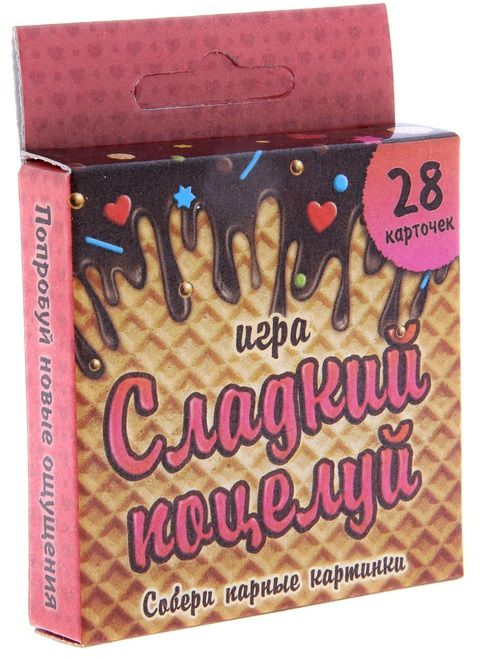 Игра с карточками  Сладкий поцелуй - Сима-Ленд - купить с доставкой в Шахтах