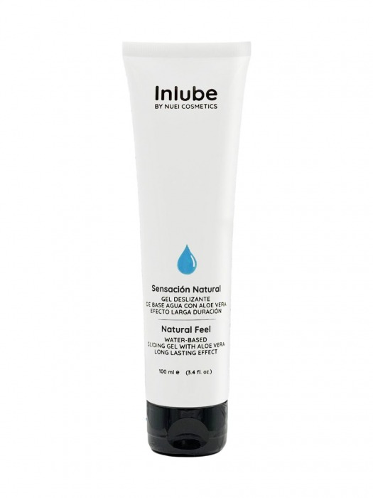 Интимный лубрикант с алоэ вера Inlube Natural Feel - 100 мл. - Nuei cosmetics - купить с доставкой в Шахтах