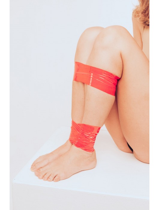 Красная бондажная лента Endorphin - Lola Games - купить с доставкой в Шахтах