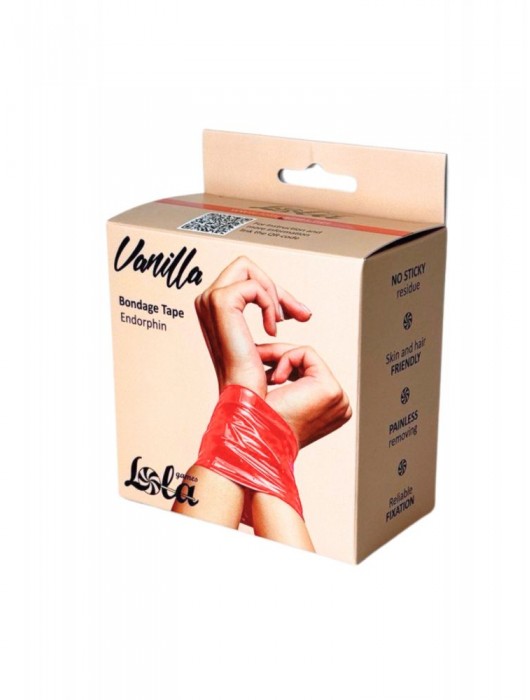 Красная бондажная лента Endorphin - Lola Games - купить с доставкой в Шахтах