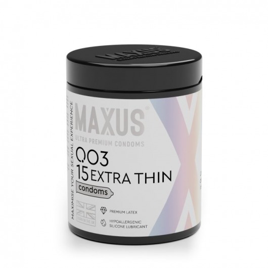 Экстремально тонкие презервативы MAXUS 003 Extra Thin - 15 шт. - Maxus - купить с доставкой в Шахтах