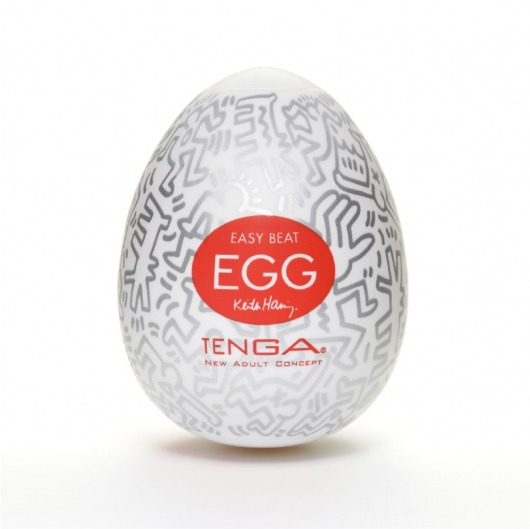 Мастурбатор-яйцо Keith Haring EGG PARTY - Tenga - в Шахтах купить с доставкой