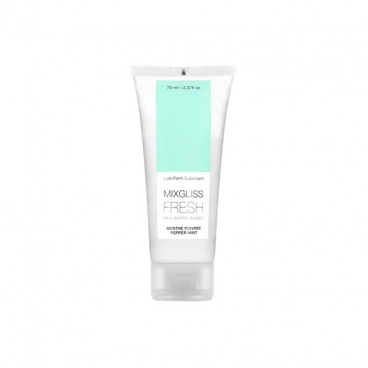 Лубрикант с охлаждающим эффектом Mixgliss Fresh Pepper Mint - 70 мл. - Strap-on-me - купить с доставкой в Шахтах