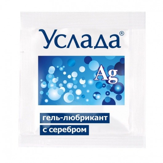 Гель-лубрикант «Услада с серебром» - 3 гр. - Биоритм - купить с доставкой в Шахтах