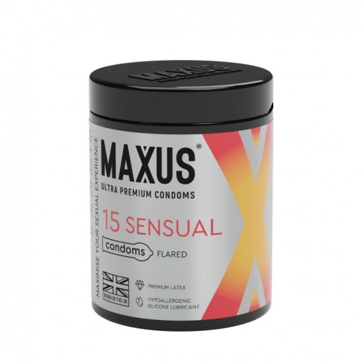 Анатомические презервативы MAXUS Sensual - 15 шт. - Maxus - купить с доставкой в Шахтах