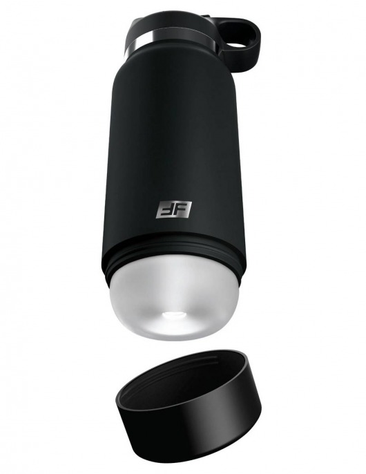 Черный мастурбатор в виде бутылки Fap Flask - Pipedream - в Шахтах купить с доставкой