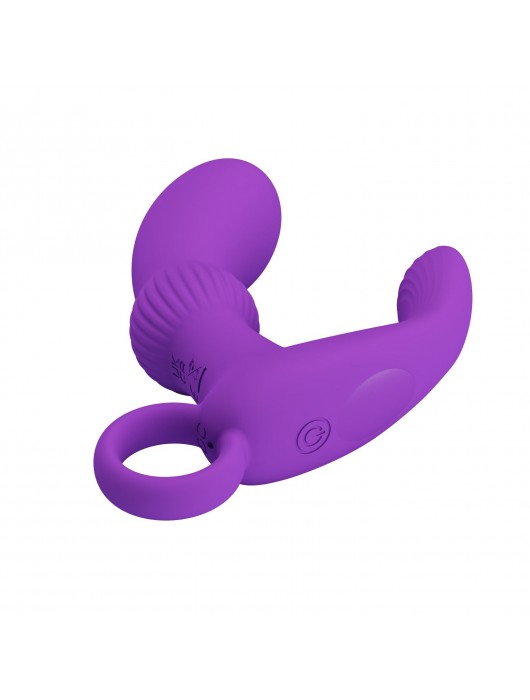 Фиолетовый вибромассажёр для массажа простаты Cayla - 11,2 см. - Baile - в Шахтах купить с доставкой