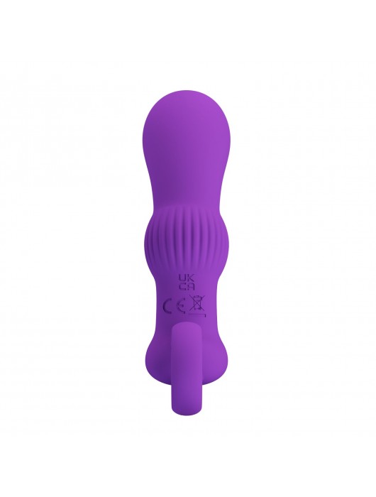 Фиолетовый вибромассажёр для массажа простаты Cayla - 11,2 см. - Baile - в Шахтах купить с доставкой