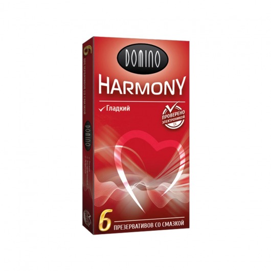 Гладкие презервативы Domino Harmony - 6 шт. - Domino - купить с доставкой в Шахтах