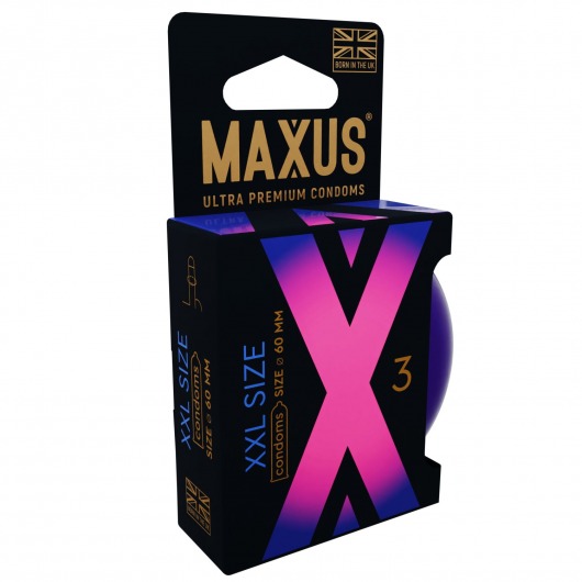 Презервативы Maxus XXL увеличенного размера - 3 шт. - Maxus - купить с доставкой в Шахтах