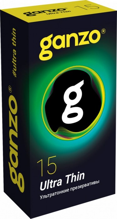Прозрачные ультратонкие презервативы Ganzo Ultra thin - 15 шт. - Ganzo - купить с доставкой в Шахтах