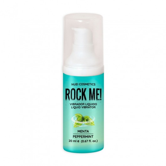 Жидкий вибратор Nuei Rock Me! с ароматом мяты - 20 мл. - Nuei cosmetics - купить с доставкой в Шахтах
