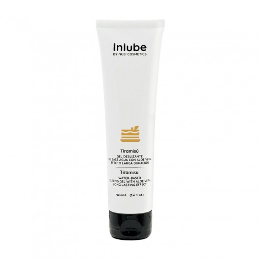 Водный лубрикант Nuei Inlube с алоэ вера и ароматом тирамису - 100 мл. - Nuei cosmetics - купить с доставкой в Шахтах