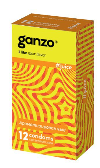 Ароматизированные презервативы Ganzo Juice - 12 шт. - Ganzo - купить с доставкой в Шахтах