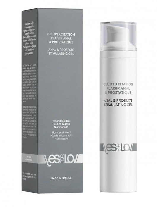 Стимулирующий анальный гель Anal   Prostate Stimulating Gel - 50 мл. - YESforLOV - купить с доставкой в Шахтах