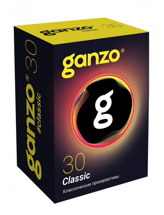 Классические презервативы с обильной смазкой Ganzo Classic - 30 шт. - Ganzo - купить с доставкой в Шахтах