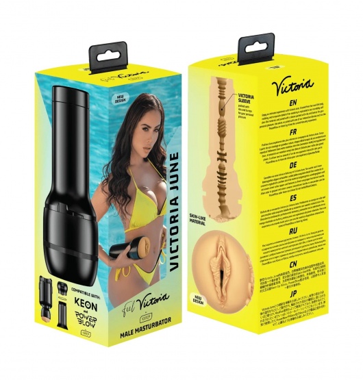 Мастурбатор-вагина FeelVictoria Stroker - Kiiroo - в Шахтах купить с доставкой