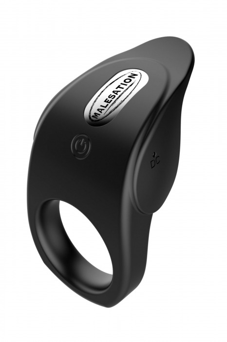 Черное эрекционное виброкольцо Vibro Lust Ring - MALESATION - в Шахтах купить с доставкой