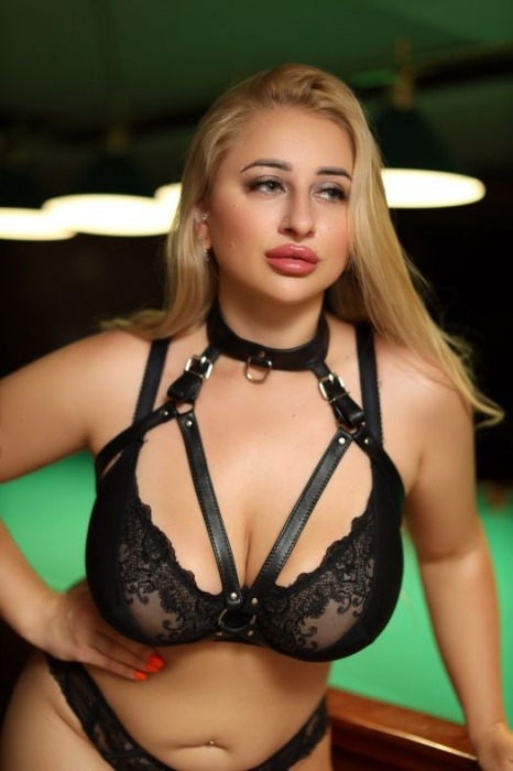 Черная кожаная сбруя с ошейником plus size из нежной кожи - БДСМ Арсенал - купить с доставкой в Шахтах