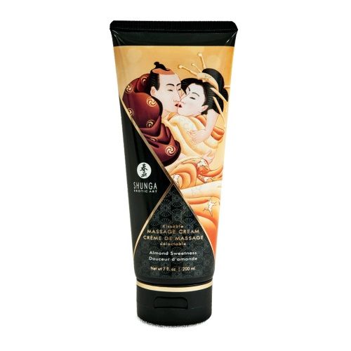Массажный крем для тела с ароматом миндаля Almond Sweetness - 200 мл. - Shunga - купить с доставкой в Шахтах