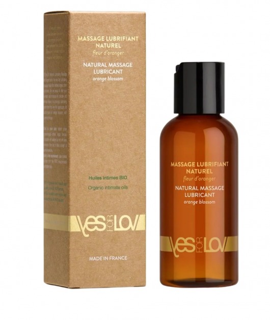 Натуральная массажная смазка Natural Lubricant Orange Blossom - 100 мл. - YESforLOV - купить с доставкой в Шахтах