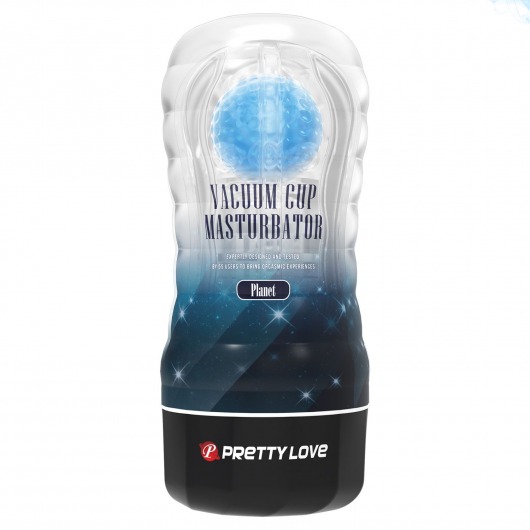 Прозрачный текстурированный мастурбатор Vacuum Cup Masturbator Planet - Baile - в Шахтах купить с доставкой