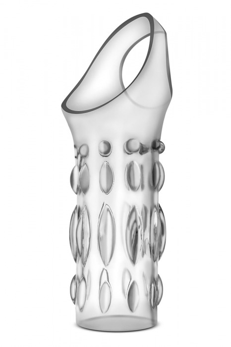 Прозрачная насадка на пенис Stretchy Studded Penis Sleeve Ring - Blush Novelties - в Шахтах купить с доставкой