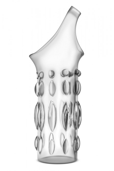 Прозрачная насадка на пенис Stretchy Studded Penis Sleeve Ring - Blush Novelties - в Шахтах купить с доставкой