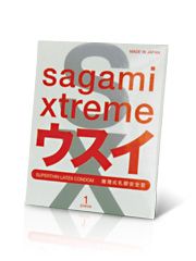 Ультратонкий презерватив Sagami Xtreme SUPERTHIN - 1 шт. - Sagami - купить с доставкой в Шахтах