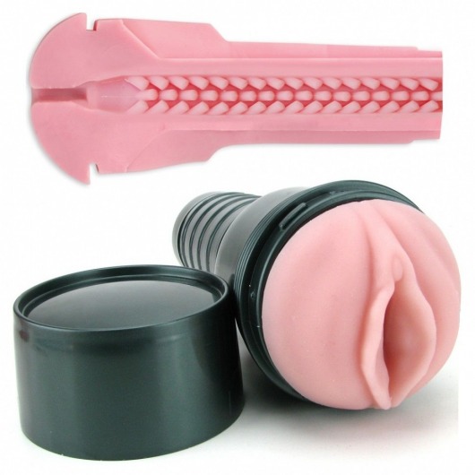 Мастурбатор-вагина Fleshlight - Vibro Pink Lady Touch с вибрацией - Fleshlight - в Шахтах купить с доставкой