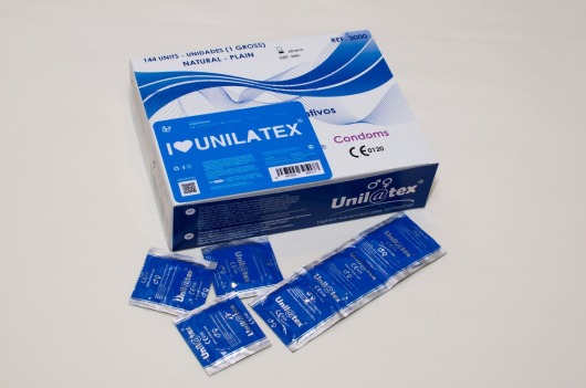 Классические презервативы Unilatex Natural Plain - 144 шт. - Unilatex - купить с доставкой в Шахтах
