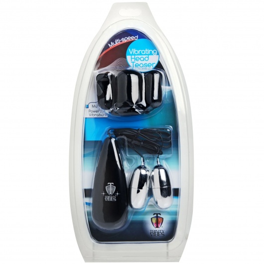 Черная стимулирующая насадка для головки полового члена Multi Speed Vibrating Penis Head Teaser - XR Brands - в Шахтах купить с доставкой