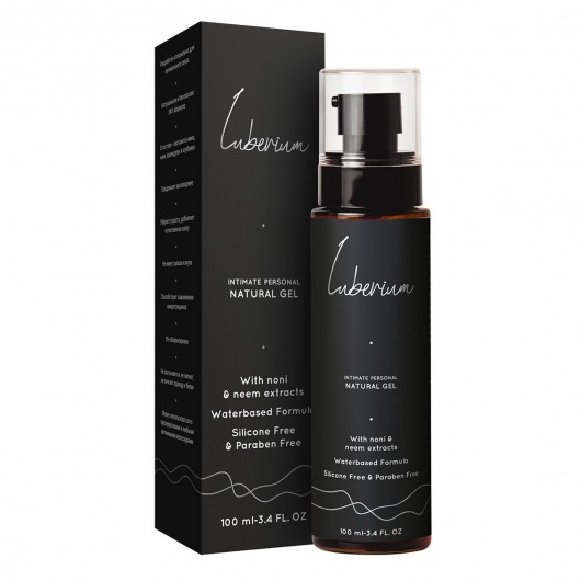 Интимный гель на водной основе с экстрактами нони и нима Luberium Natural Gel - 100 мл. - Luberium - купить с доставкой в Шахтах