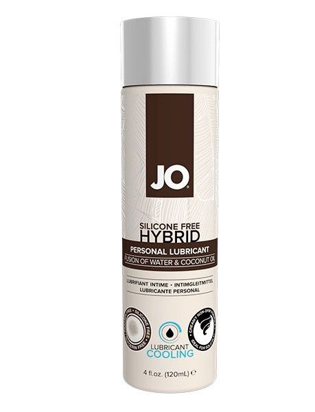Водно-масляный лубрикант с охлаждающим эффектом JO Silicon free Hybrid Lubricant COOLING - 120 мл. - System JO - купить с доставкой в Шахтах
