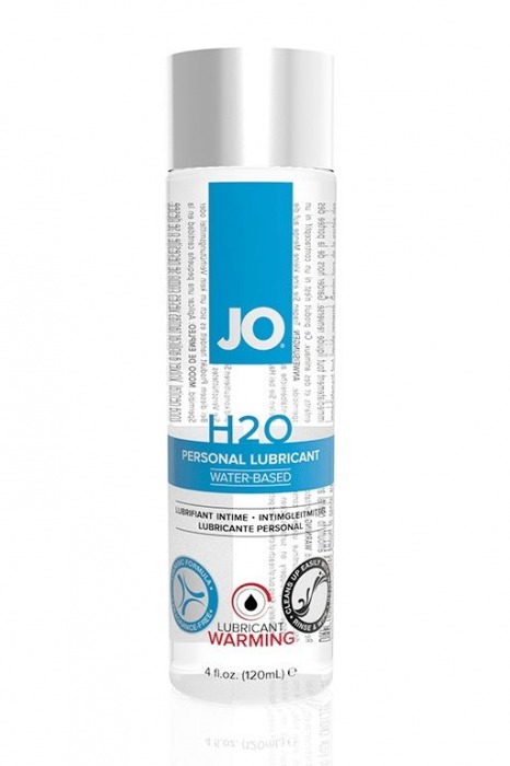 Возбуждающий лубрикант на водной основе JO Personal Lubricant H2O Warming - 120 мл. - System JO - купить с доставкой в Шахтах
