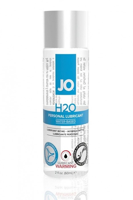 Возбуждающий лубрикант на водной основе JO Personal Lubricant H2O Warming - 60 мл. - System JO - купить с доставкой в Шахтах