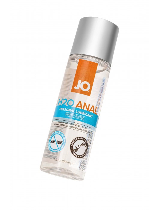 Анальный лубрикант на водной основе JO Anal H2O - 60 мл. - System JO - купить с доставкой в Шахтах