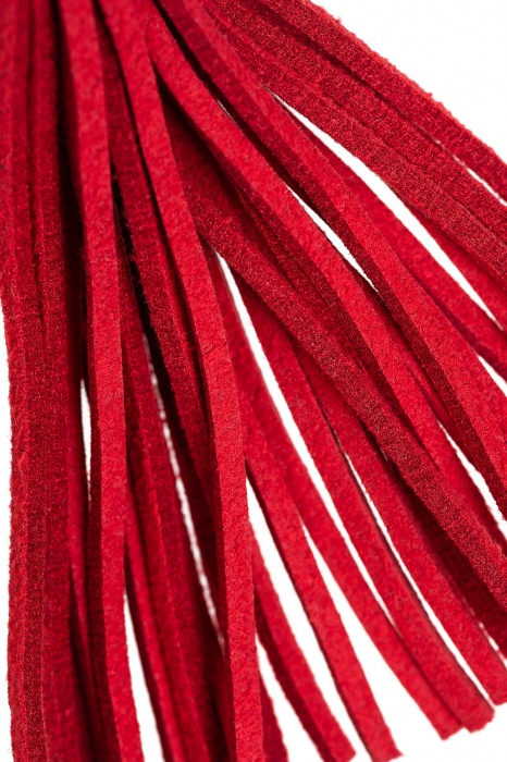 Зажимы на соски «Вилки» с красными кисточками из замши - Pecado - купить с доставкой в Шахтах