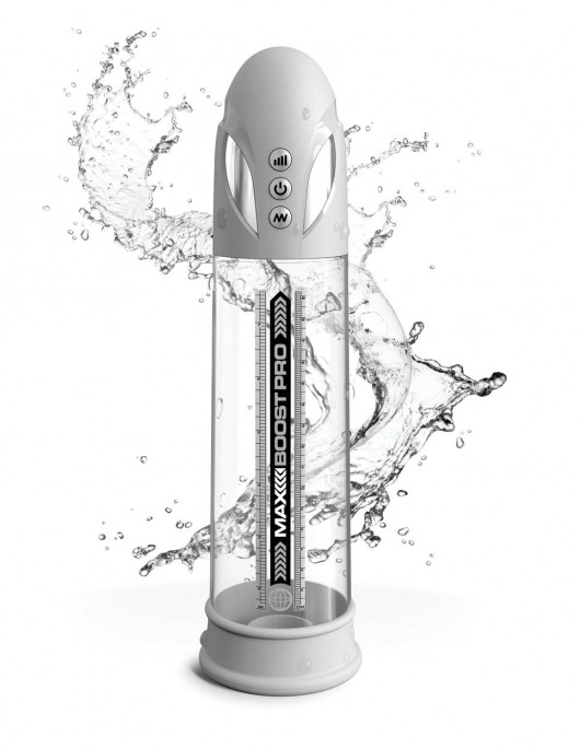 Белая вакуумная автоматическая помпа Max Boost Pro Flow - Pipedream - в Шахтах купить с доставкой