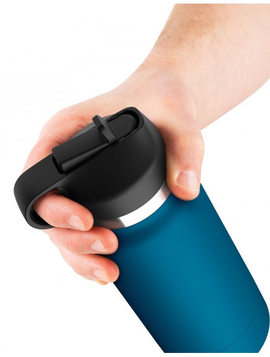 Смуглый мастурбатор-вагина в синей колбе F*ck Flask - Pipedream - в Шахтах купить с доставкой