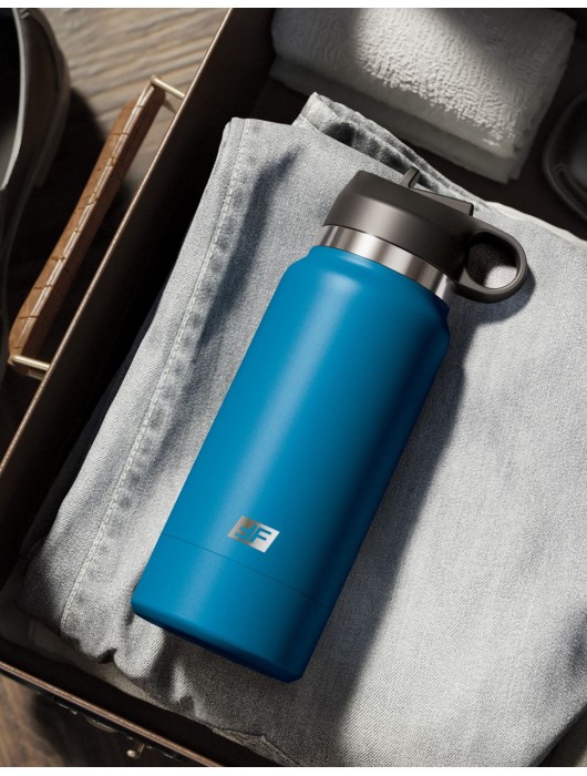 Смуглый мастурбатор-вагина в синей колбе F*ck Flask - Pipedream - в Шахтах купить с доставкой